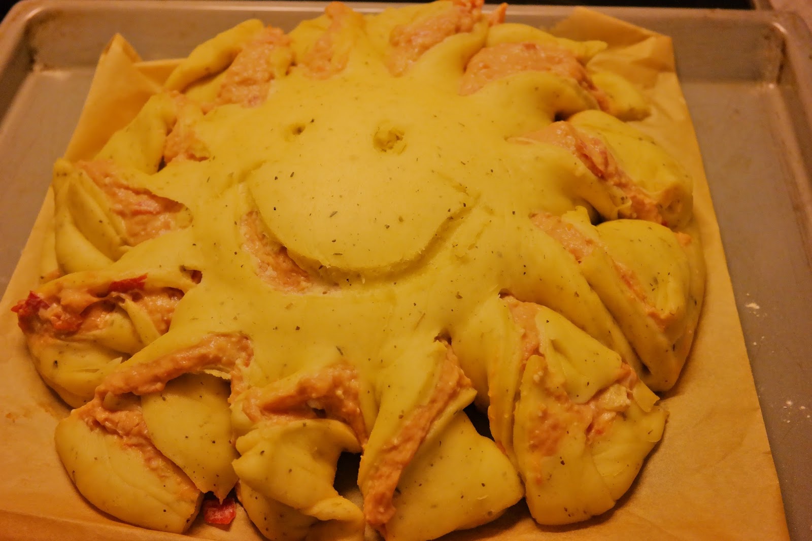 Miss Zuckerfee: Hackfleischsonne|Hefeteig