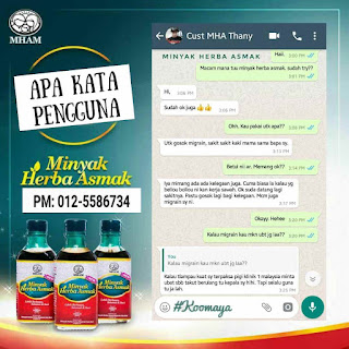 Testimoni Minyak Herba Asmak