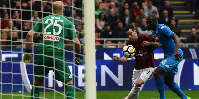 AC Milan Kontra Napoli Berakhir Dengan Imbang Dan Tanpa Ada Pemenang.
