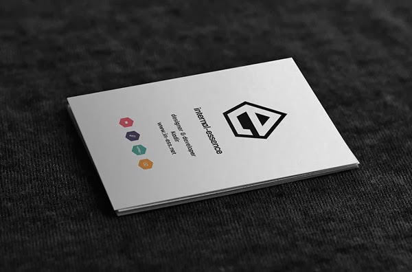 business card template