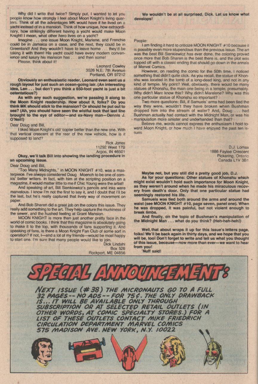 Moon Knight (1980) issue 15 - Page 33