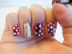 gel nails christmas tutorial ariel land