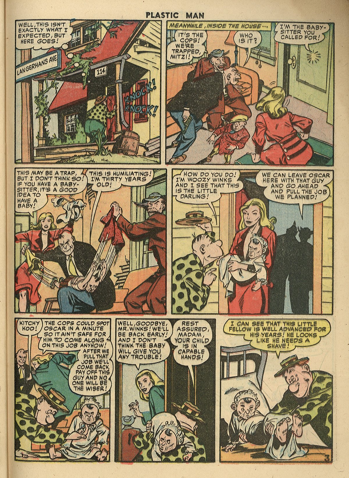Read online Plastic Man (1943) comic -  Issue #28 - 37