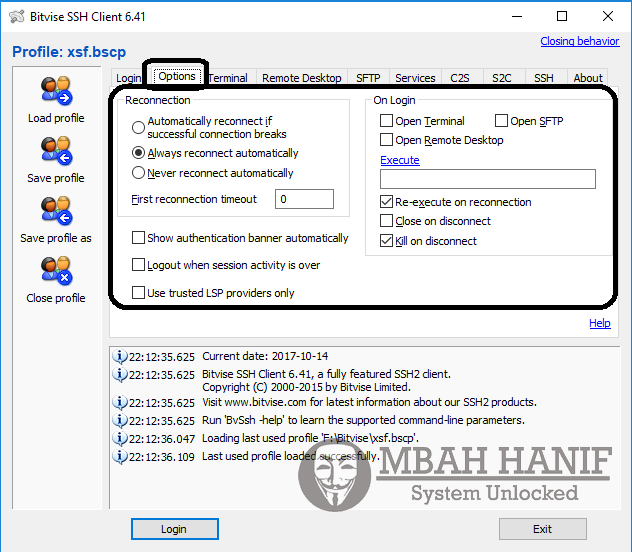 cara mengisi bitvise ssh client cara mengisi bitvise ssh client