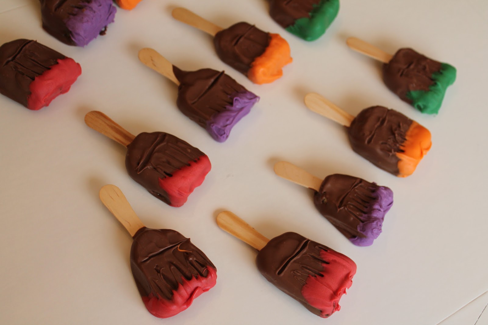 The Pastry Tip Paint Party Cake Pops and Cookies