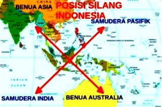 Letak dan Luas Indonesia Secara Astronomis, Geografis dan Geologis 