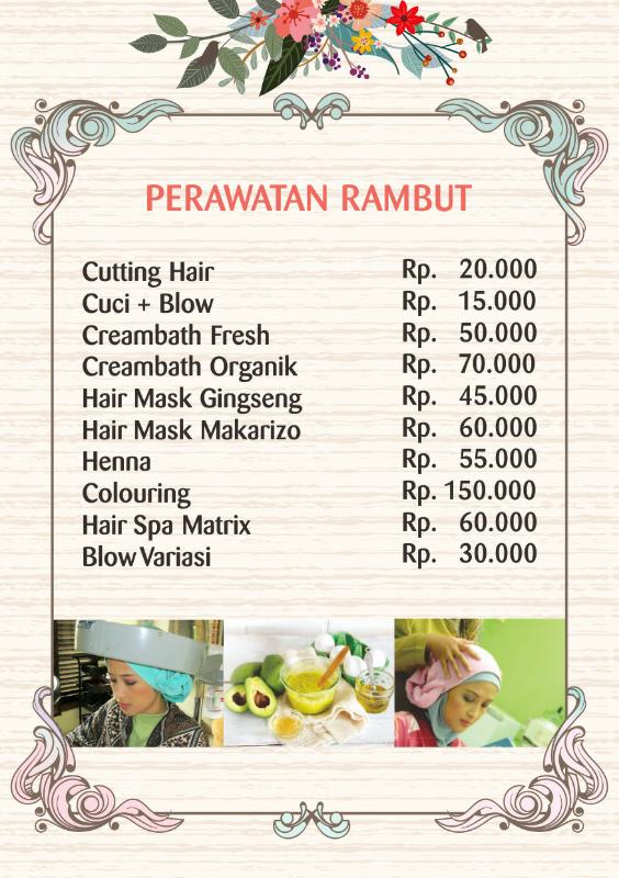 Daftar Harga Rumah Sehat Cantik Muslimah