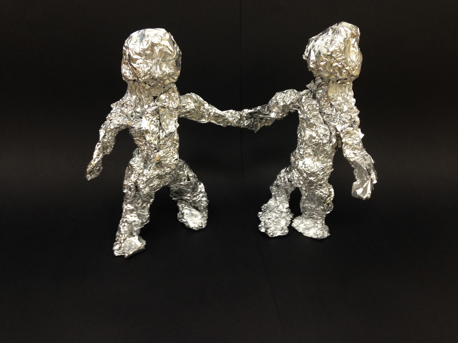 Kristen Applebee Aluminum Foil Sculptures