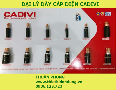 Đại lý dây cáp điện Cadivi tại Bình Phước 100% giá gốc