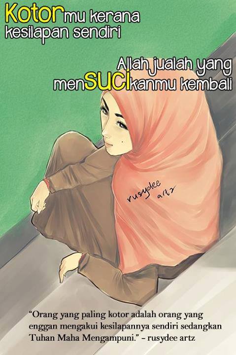 Gambar Dp Bbm Kartun Muslimah Terkini Kata Humor Bagikan Spesial