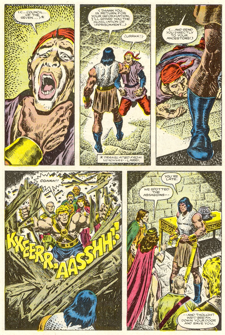 Read online Conan the Barbarian (1970) comic -  Issue #187 - 21
