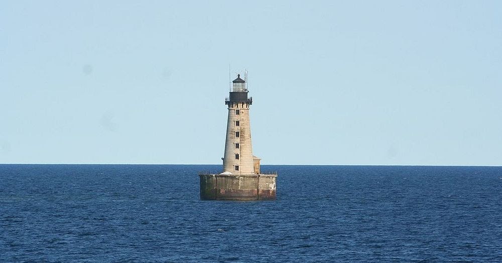 Stannard Rock Light The Loneliest Place in The World Amusing