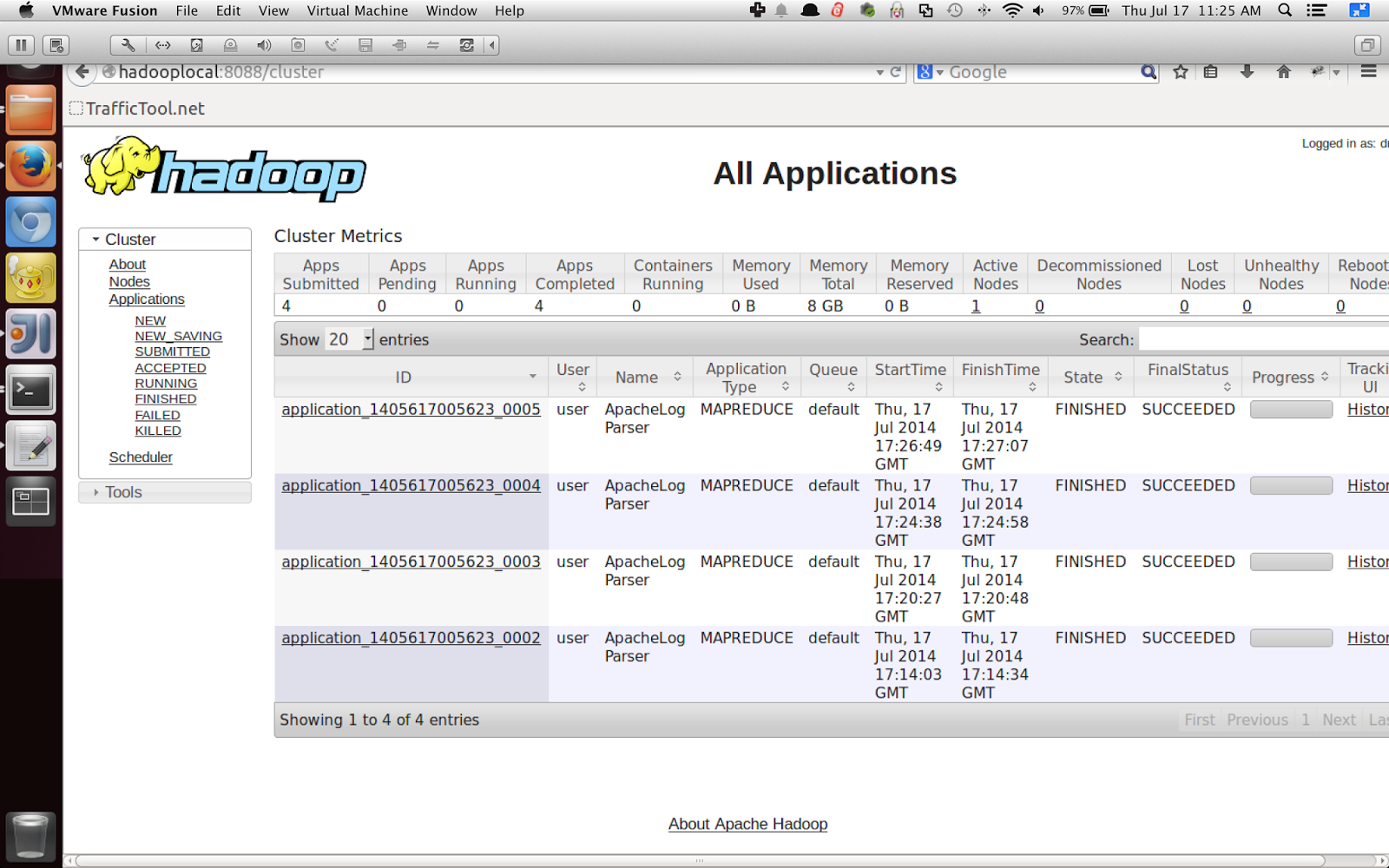 Sunil's Notes Where are MapReduce logs when your using yarn framework