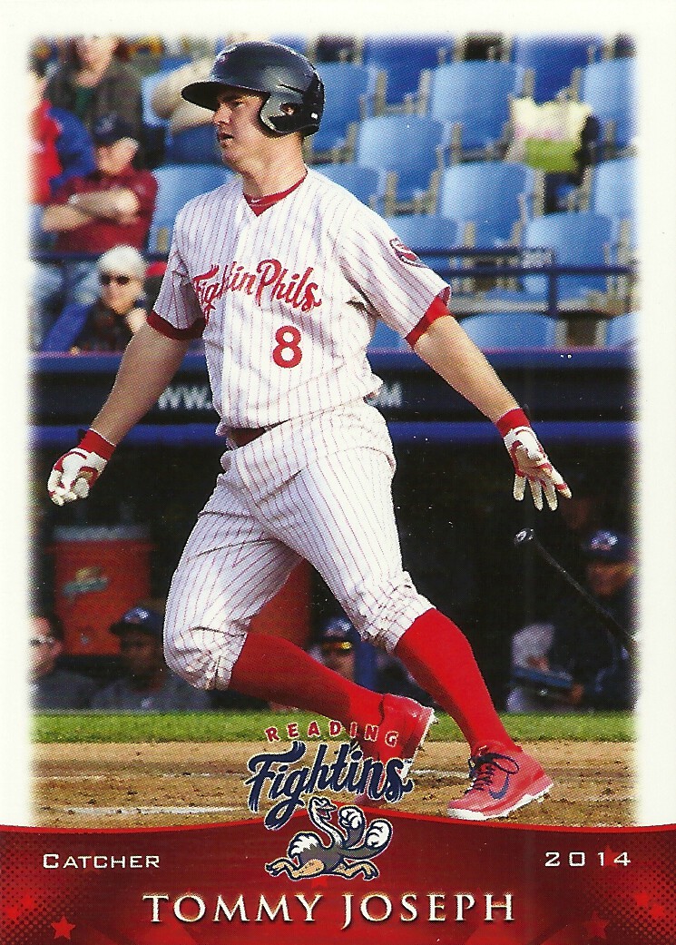 The Phillies Room: 2014 Grandstand Reading Fightin Phils #15 Tommy Joseph