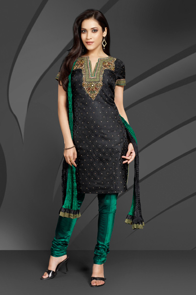 Latest Silk Shining Churidars for Modern Girls 2012 | MEHNDI-DISIGNS