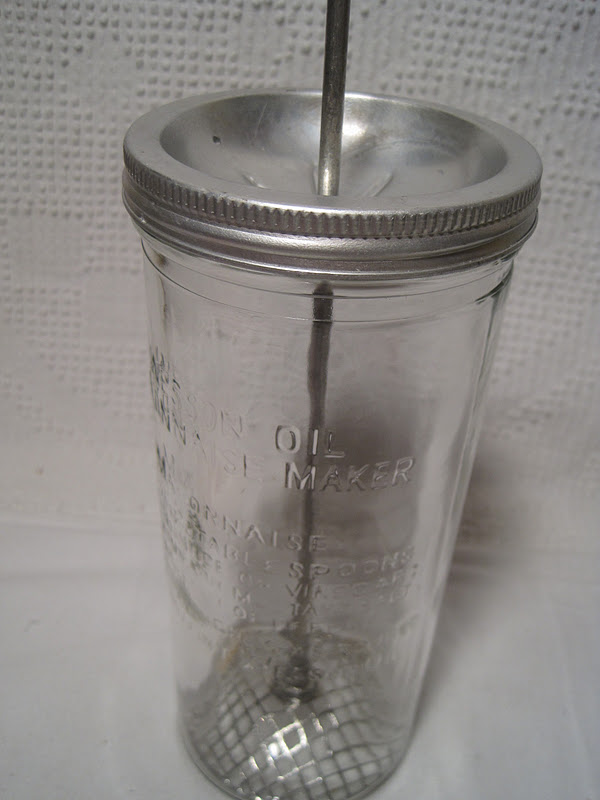 Cottage Cozy 1950's mayonnaise making...