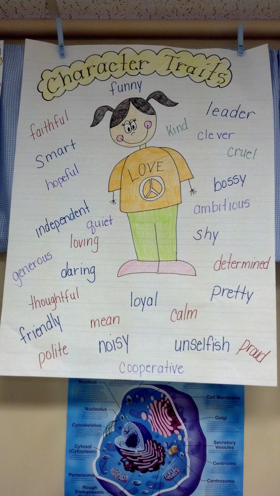 Character Analysis Anchor Chart 4th Grade