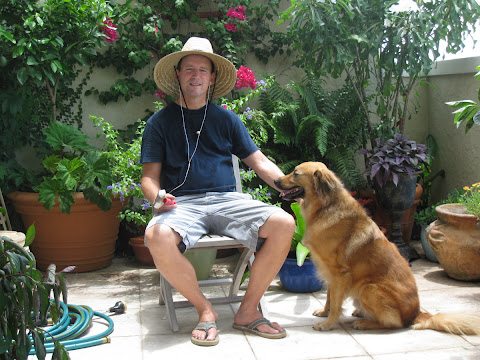 The gardener and his helper- rest in peace old boy. See you on the other side.