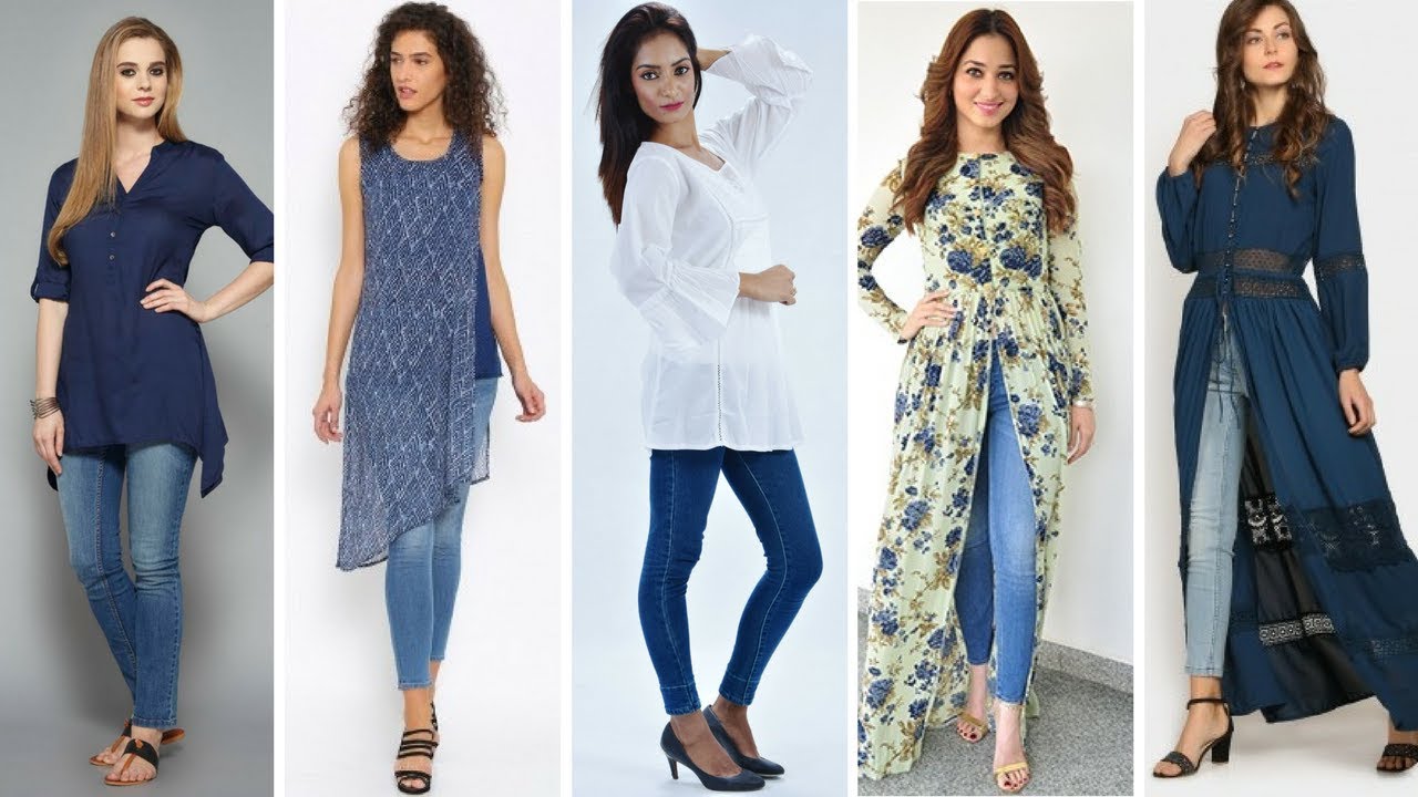 indo western tops for jeans
