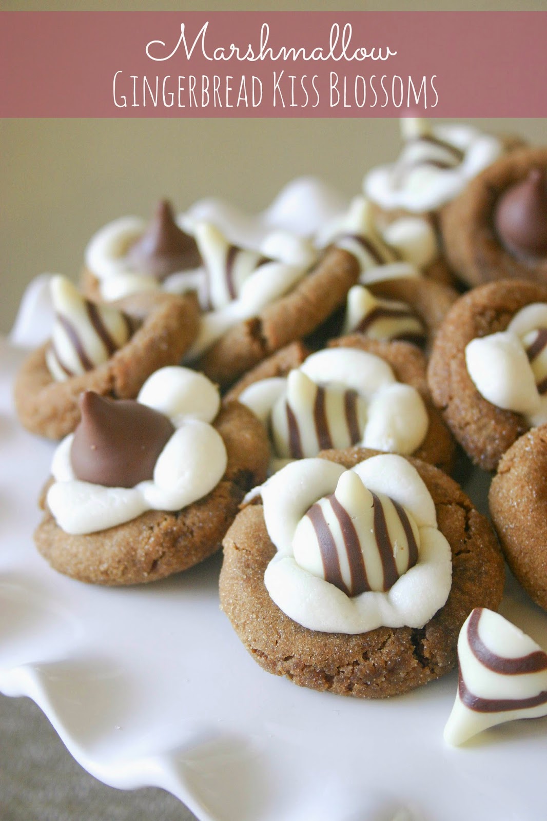 What more could you ask for? Bakergirl Marshmallow Gingerbread Kiss Blossoms
