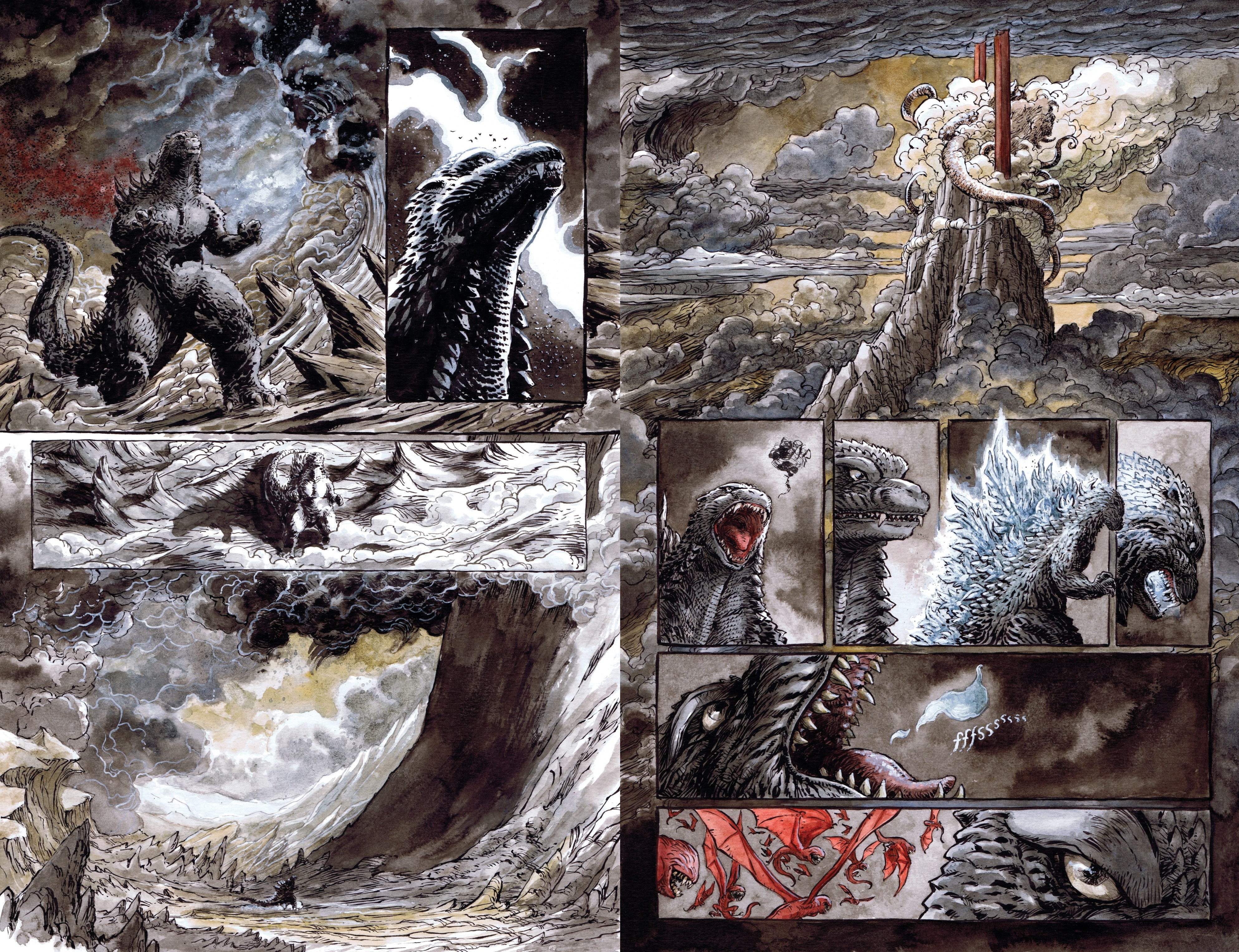 Read online Godzilla in Hell (2015) comic -  Issue #5 - 10