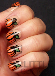 nail pumpkin thanksgiving colors polishpals