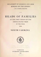 Beaufort North Carolina History: 1790 Census
