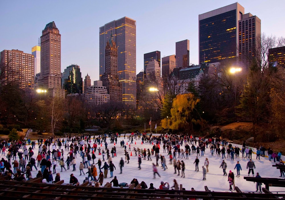 Central Park Ice Skating At Trump Rink 