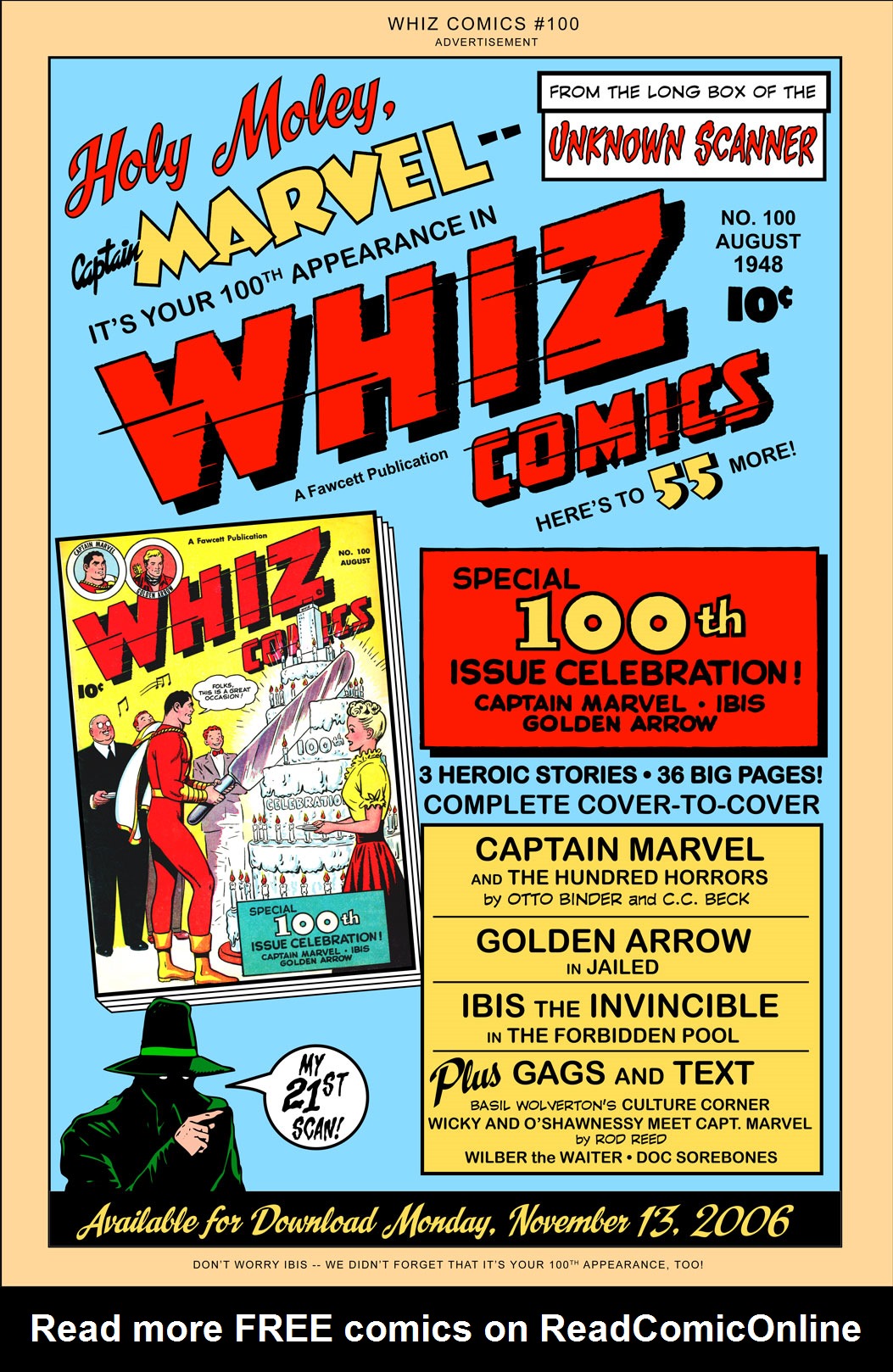 Read online WHIZ Comics comic -  Issue #100 - 2