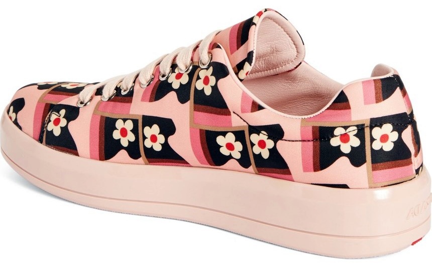 prada floral sneakers