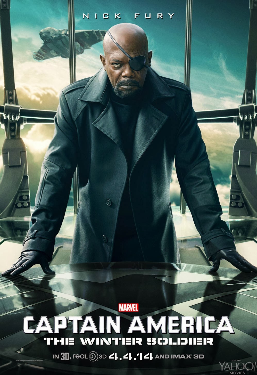 Captain America: The Winter Soldier Teaser Character Movie Poster Set - Samuel L. Jackson as Nick Fury