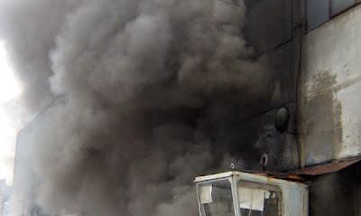 Пожар в лаборатория за моторни масла в Русе 