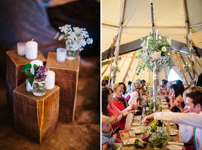 Louise and Oli's chic teepee festival wedding by STUDIO 1208 
