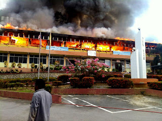 SMK Simanggang Terbakar