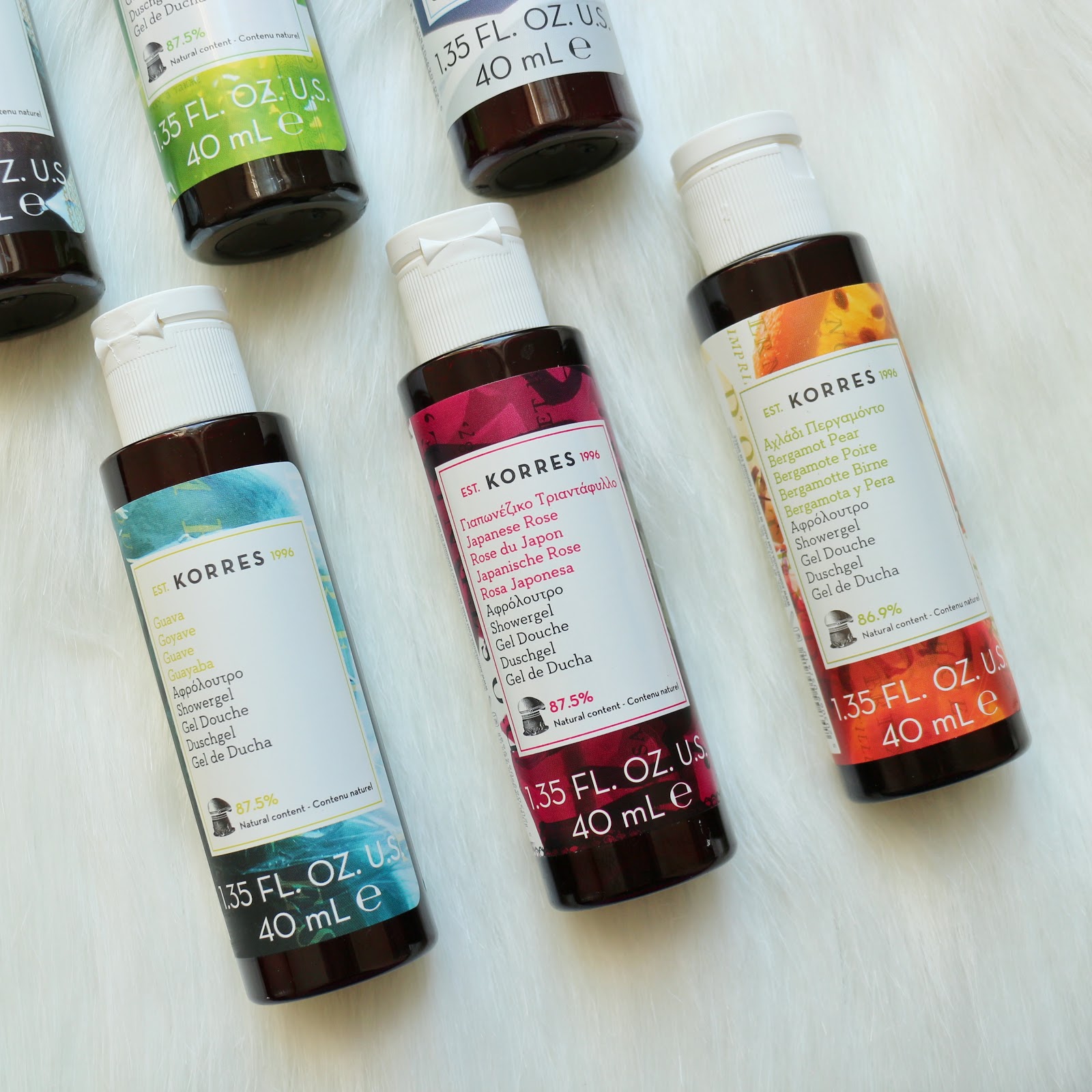 Korres Shower Gels Collection MaquiLab