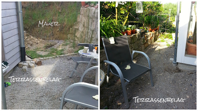 Unser Garten Project Steine Beton Und Splitt