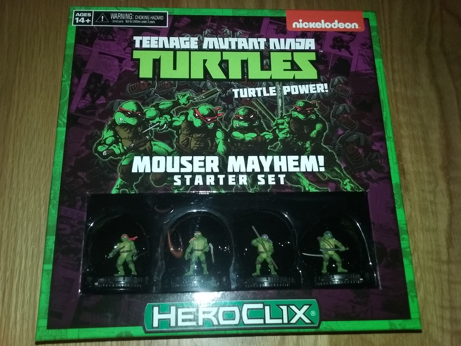 the garage gamers teenage mutant ninja turtles mouser mayhem colossal carry flyers heroclix