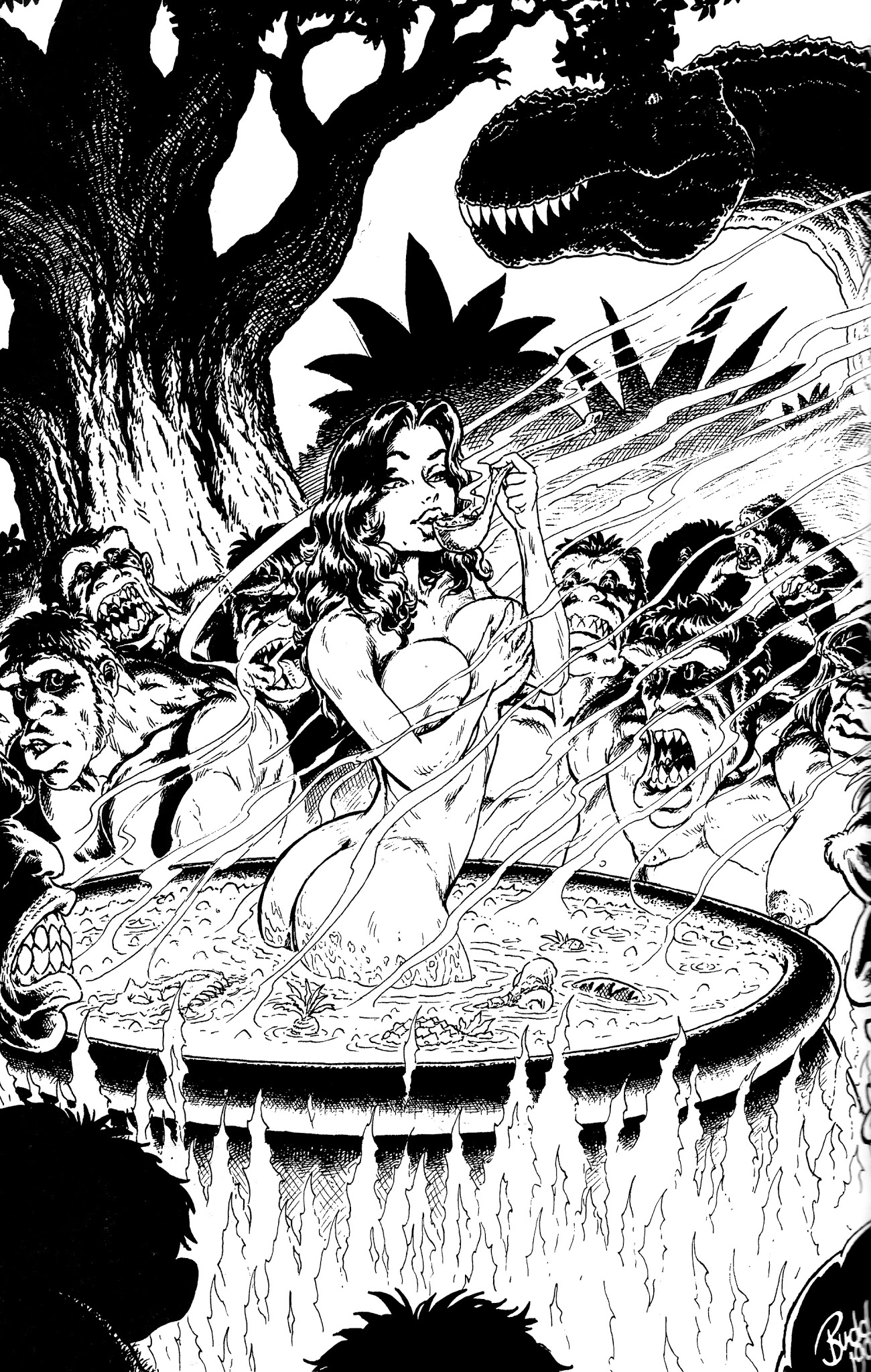Read online Cavewoman: Prehistoric Pinups comic -  Issue #2 - 6