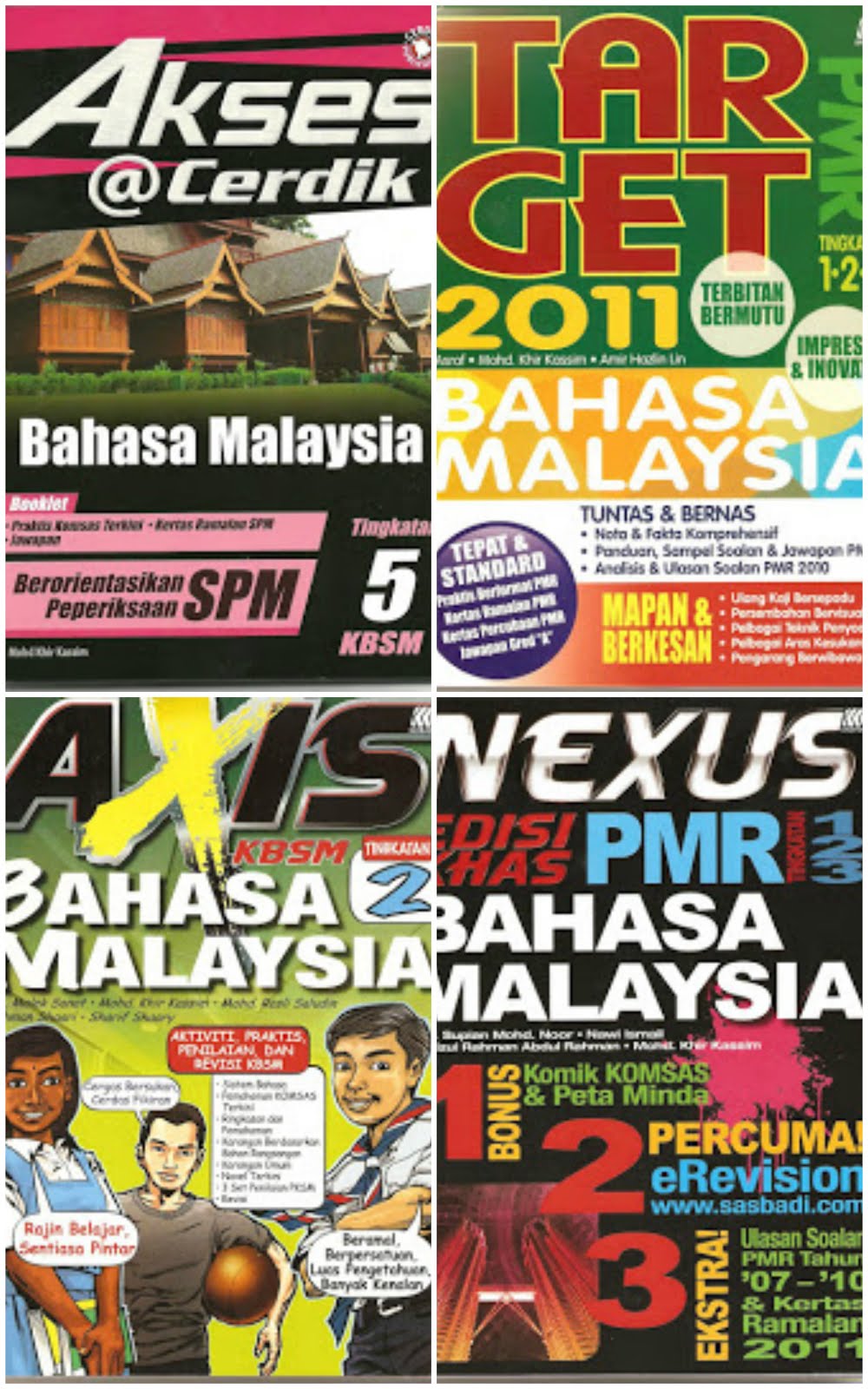 Buku Akses BM T5 2011/Buku Kerja BM Axis T2 2011/ Nexus BM PMR 2011/Target BM PMR 2011