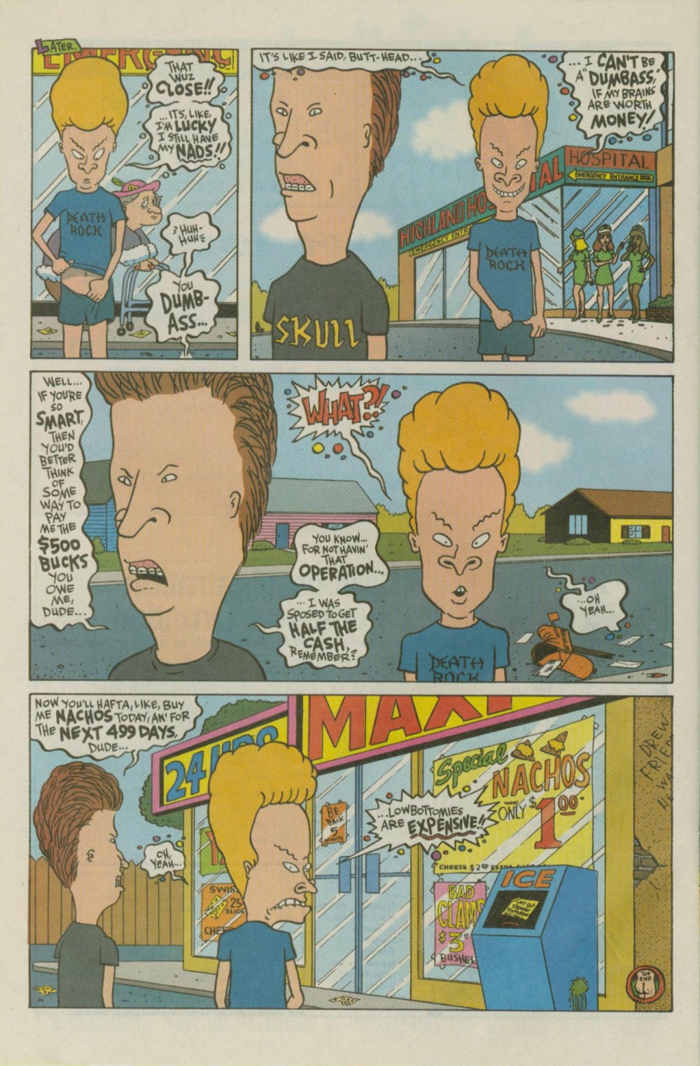 Read online Beavis and Butt-Head comic -  Issue #25 - 28