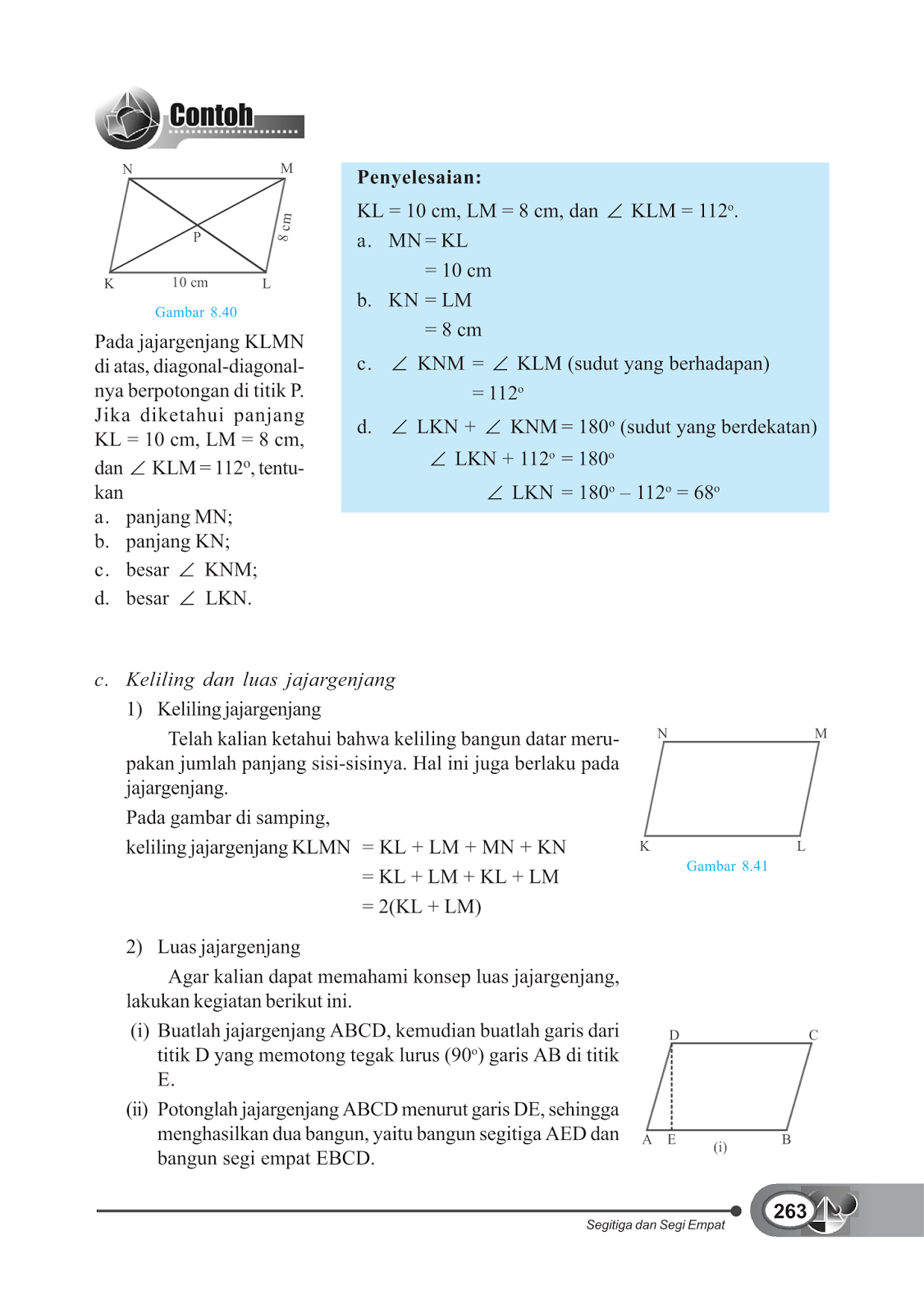 Materi Segitiga dan Segiempat SMP Kelas 7