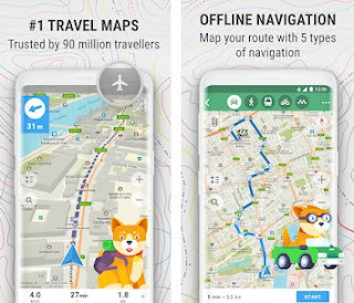 Aplikasi Navigasi Terbaik Untuk Android Alternatif Google Maps