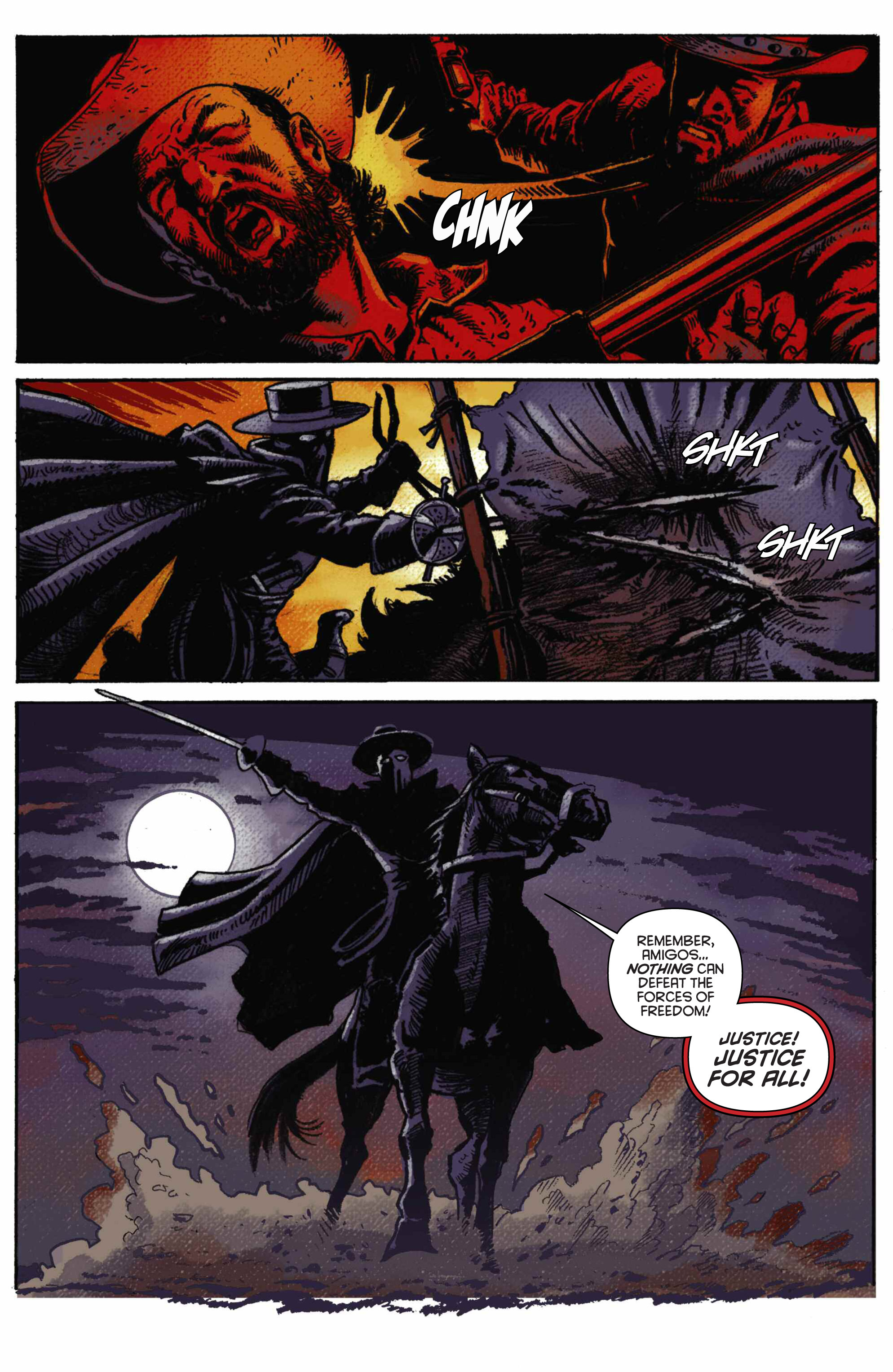 Read online Django/Zorro comic -  Issue #4 - 24