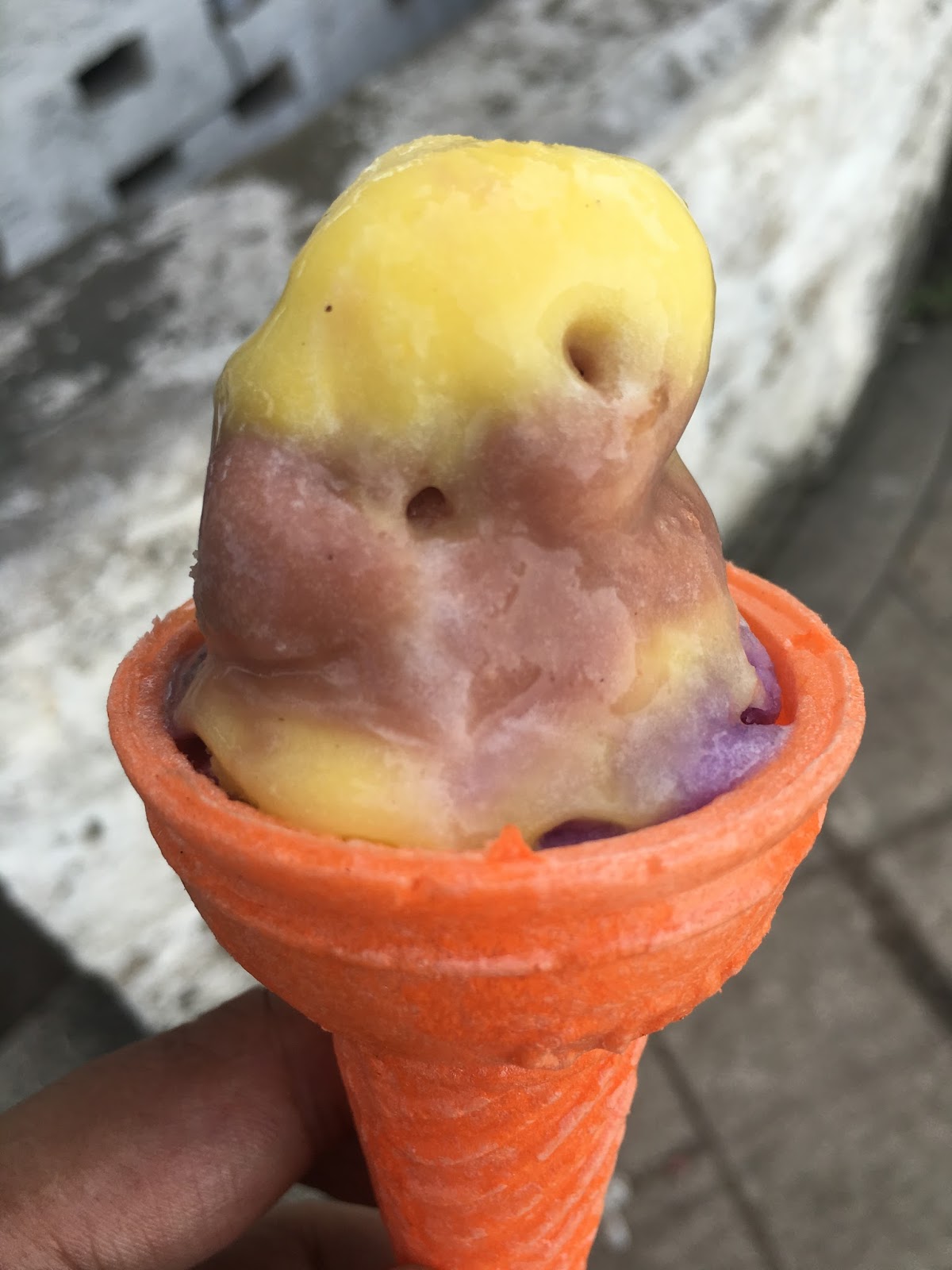 Flavor of the road ice cream