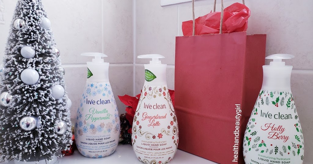 Health and Beauty Girl Live Clean Holiday Hand Soaps Including the