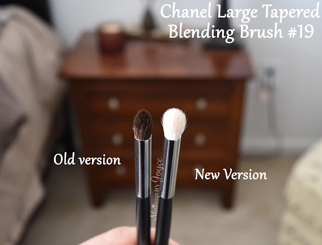 Chanel 19 Large Tapered Blending Brush Review White Bristles