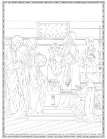 La profecía de Simeón colorear