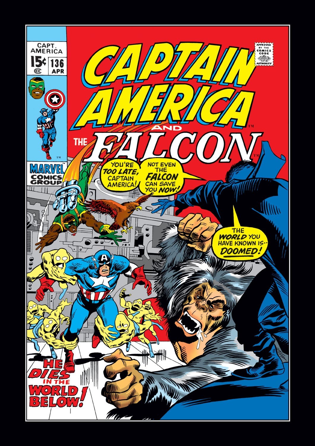 Read online Captain America (1968) comic -  Issue #136 - 1