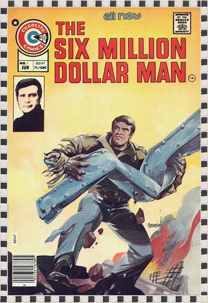 CAPAS DE GIBI  COVERS COMICS- THE SIX MILLION DOLLAR MAN