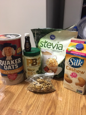 Walnut PB2 Overnight Oats